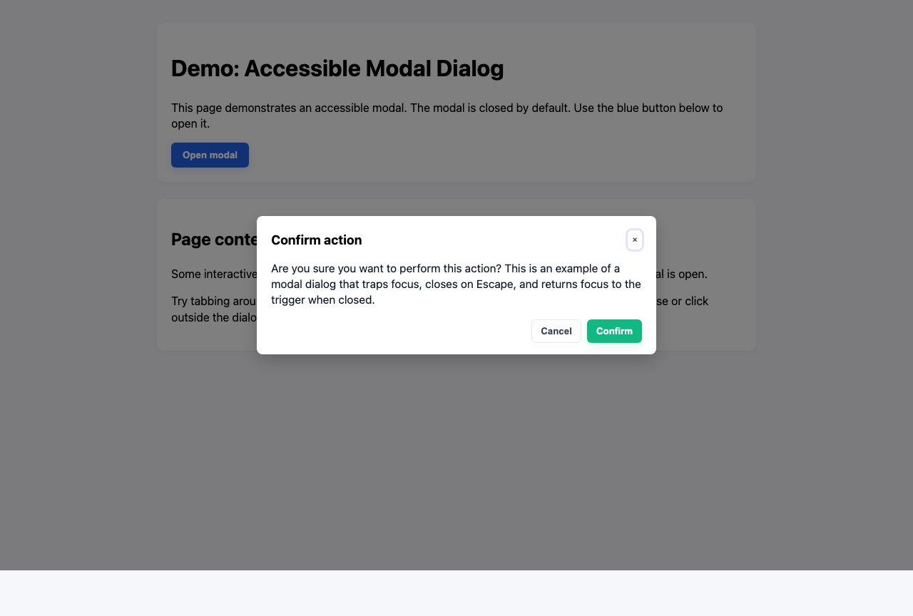 Screenshot sample 24 for modal-dialog / GPT-5 Mini