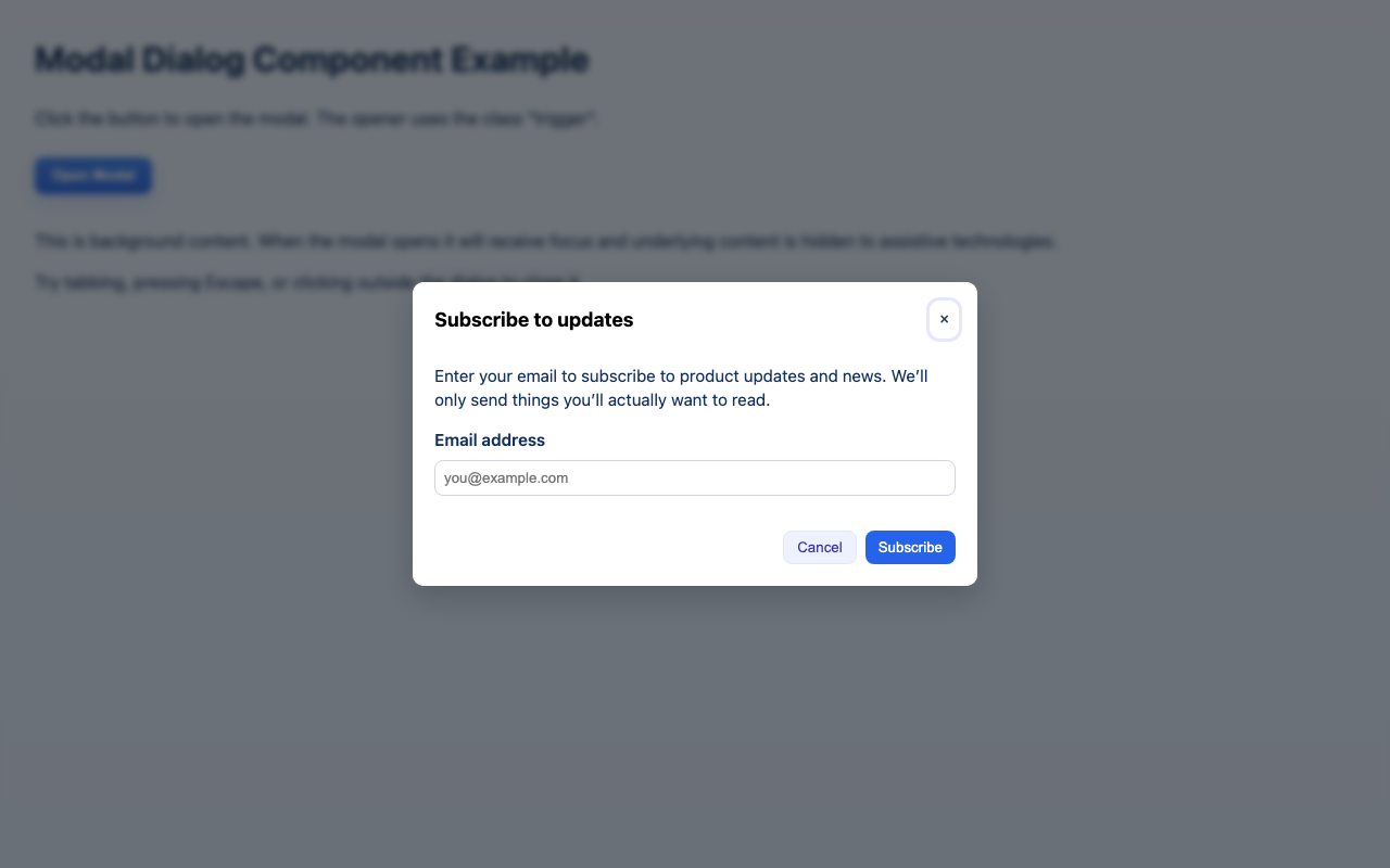 Screenshot sample 27 for modal-dialog / GPT-5 Mini