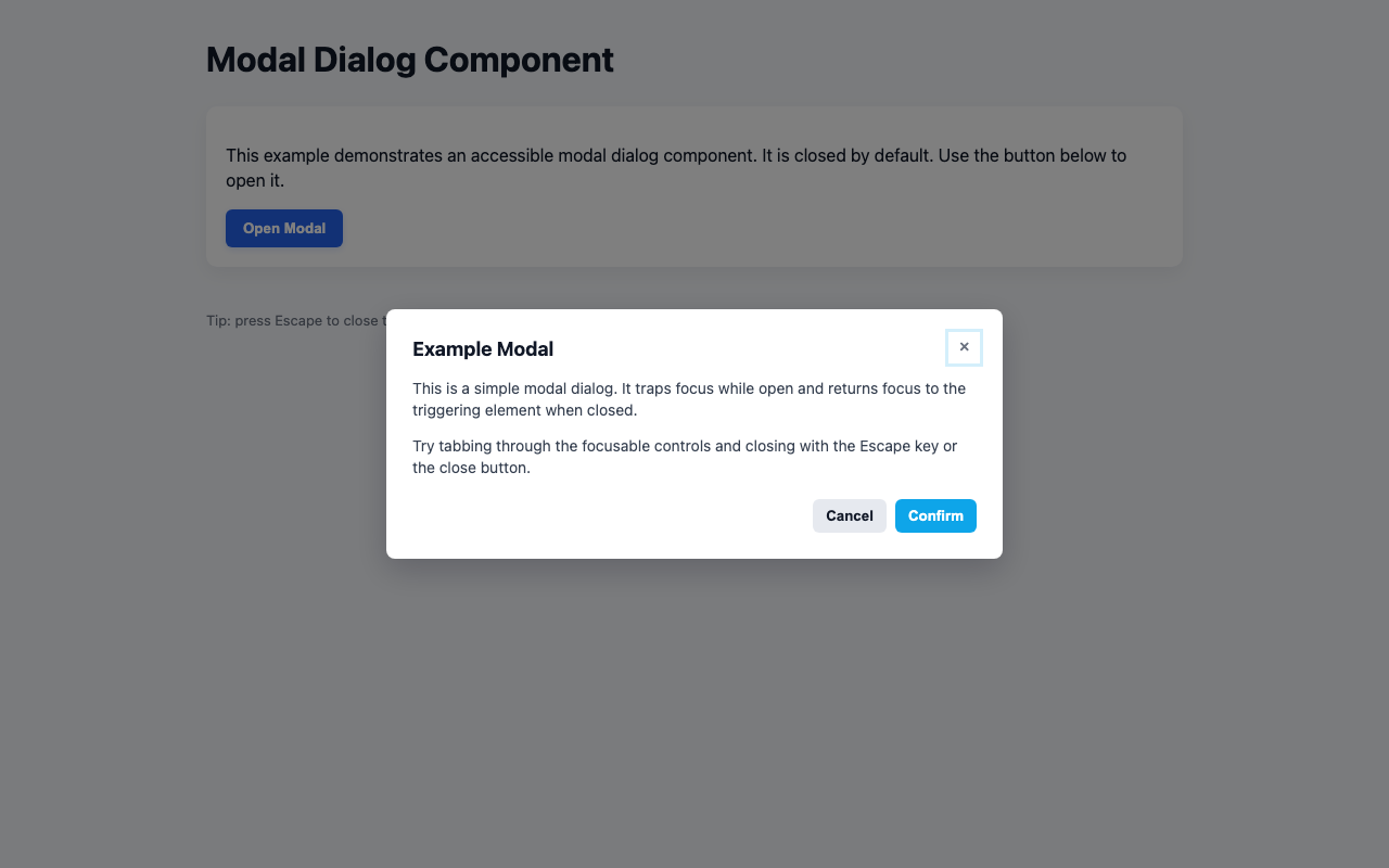 Screenshot sample 53 for modal-dialog / GPT-5 Mini