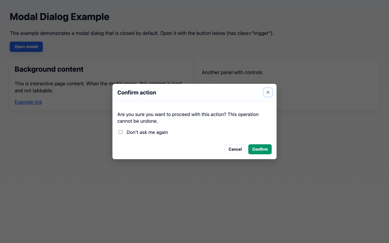 Screenshot sample 59 for modal-dialog / GPT-5 Mini
