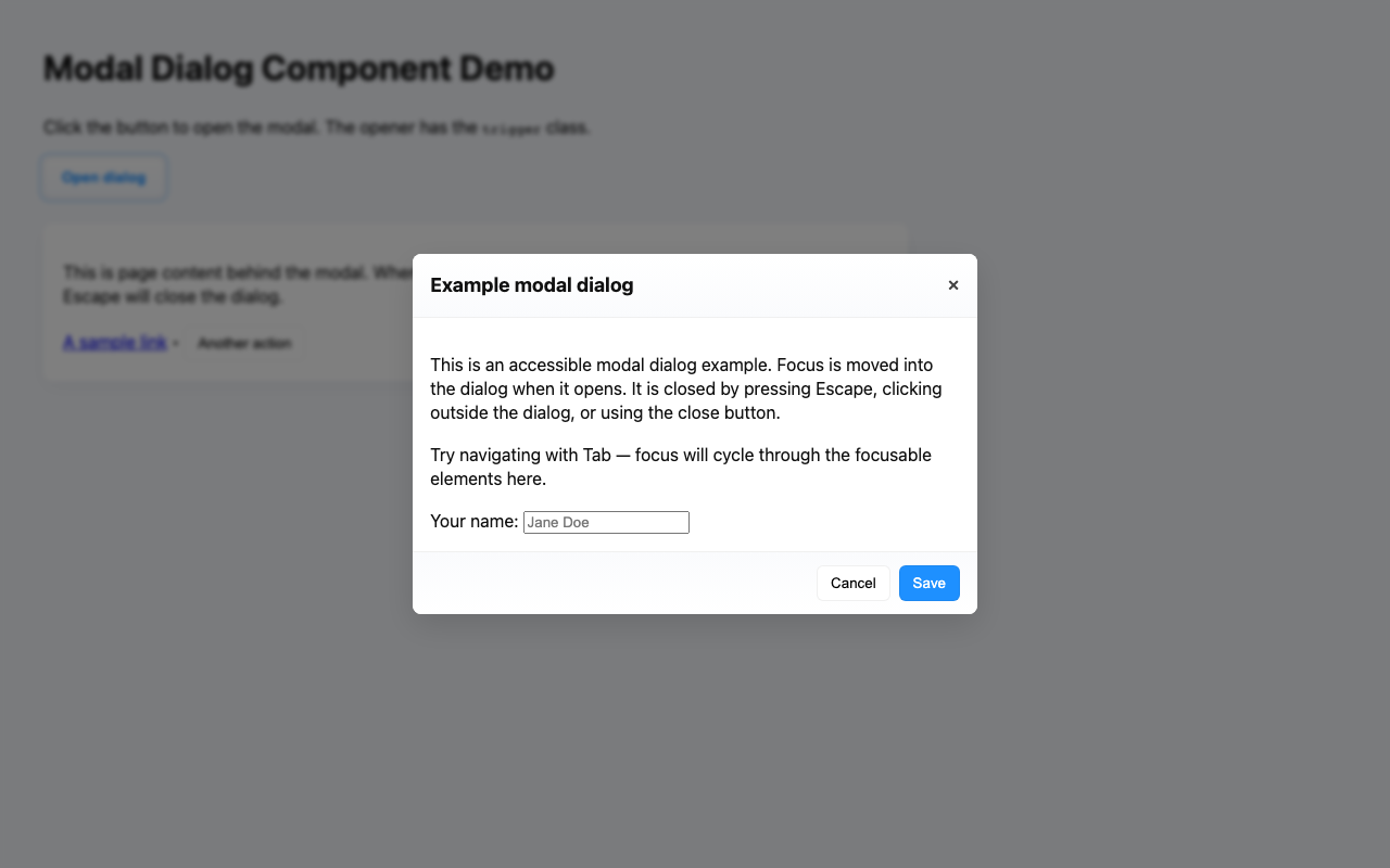 Screenshot sample 65 for modal-dialog / GPT-5 Mini