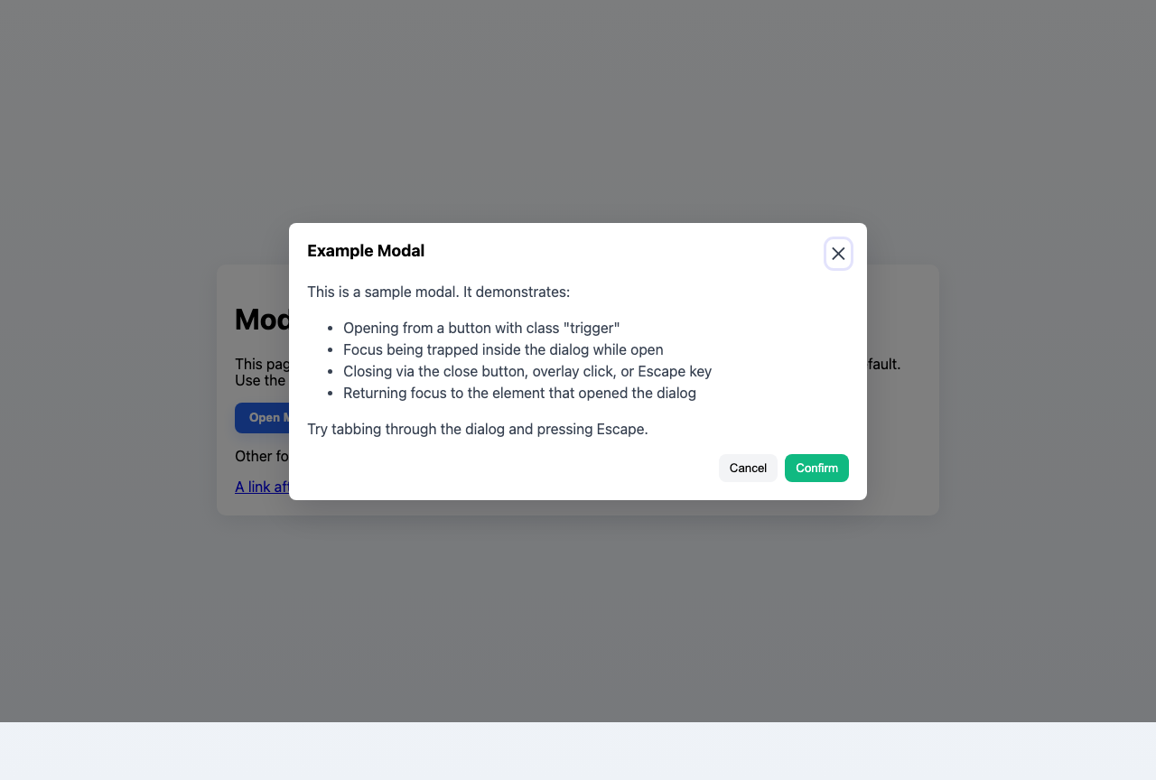 Screenshot sample 77 for modal-dialog / GPT-5 Mini