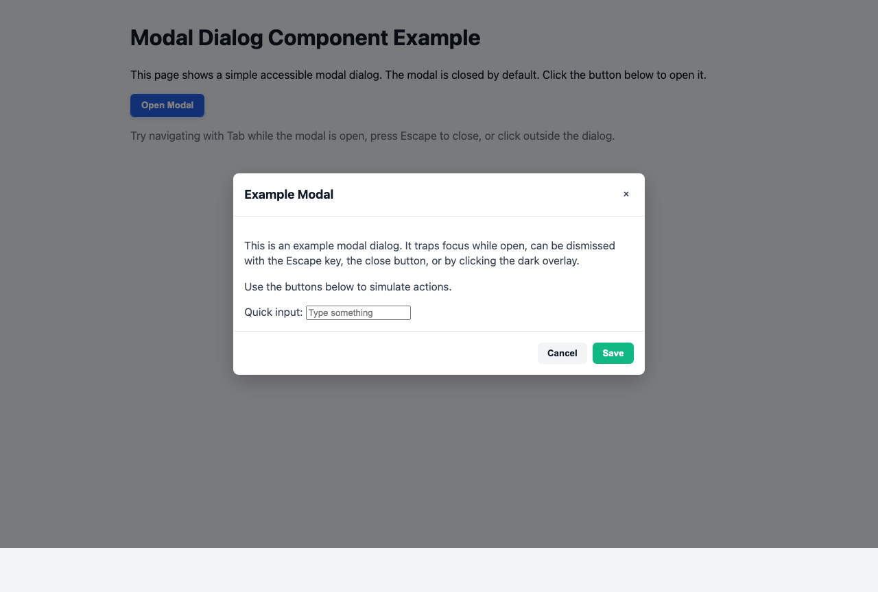 Screenshot sample 83 for modal-dialog / GPT-5 Mini
