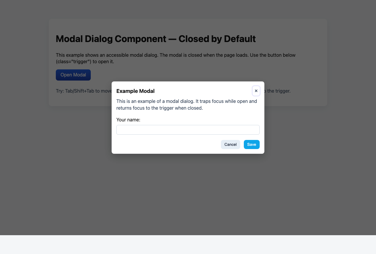 Screenshot sample 96 for modal-dialog / GPT-5 Mini