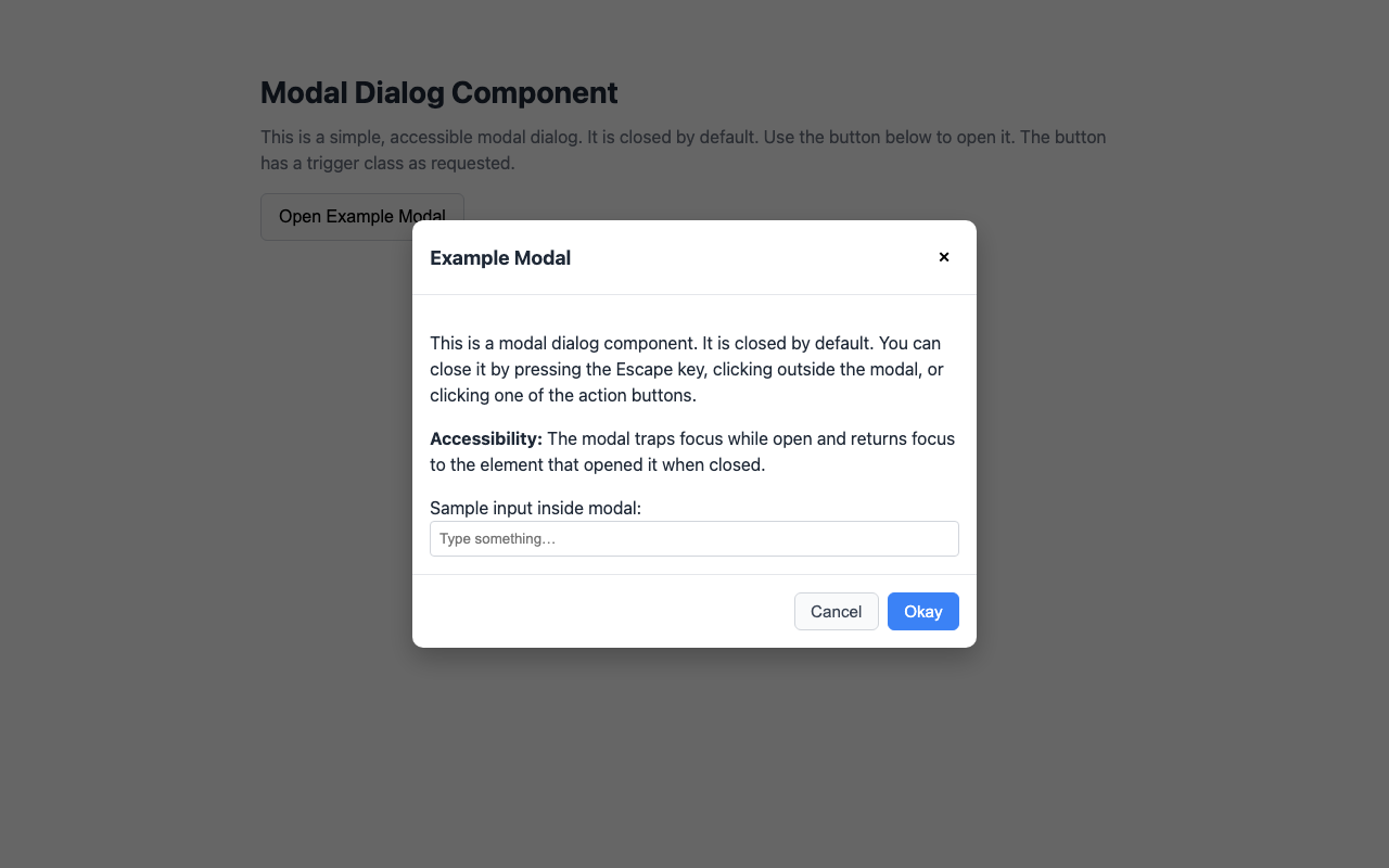 Screenshot sample 0 for modal-dialog / GPT-5 Nano