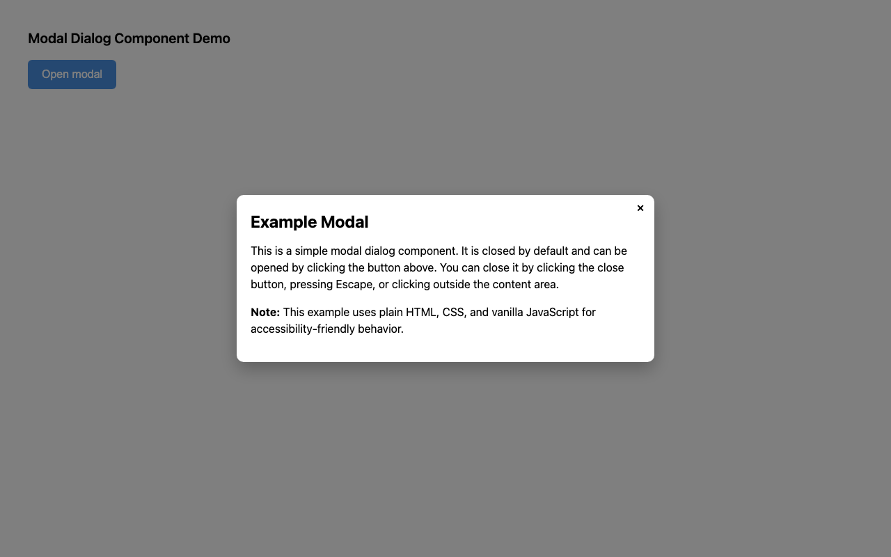 Screenshot sample 18 for modal-dialog / GPT-5 Nano