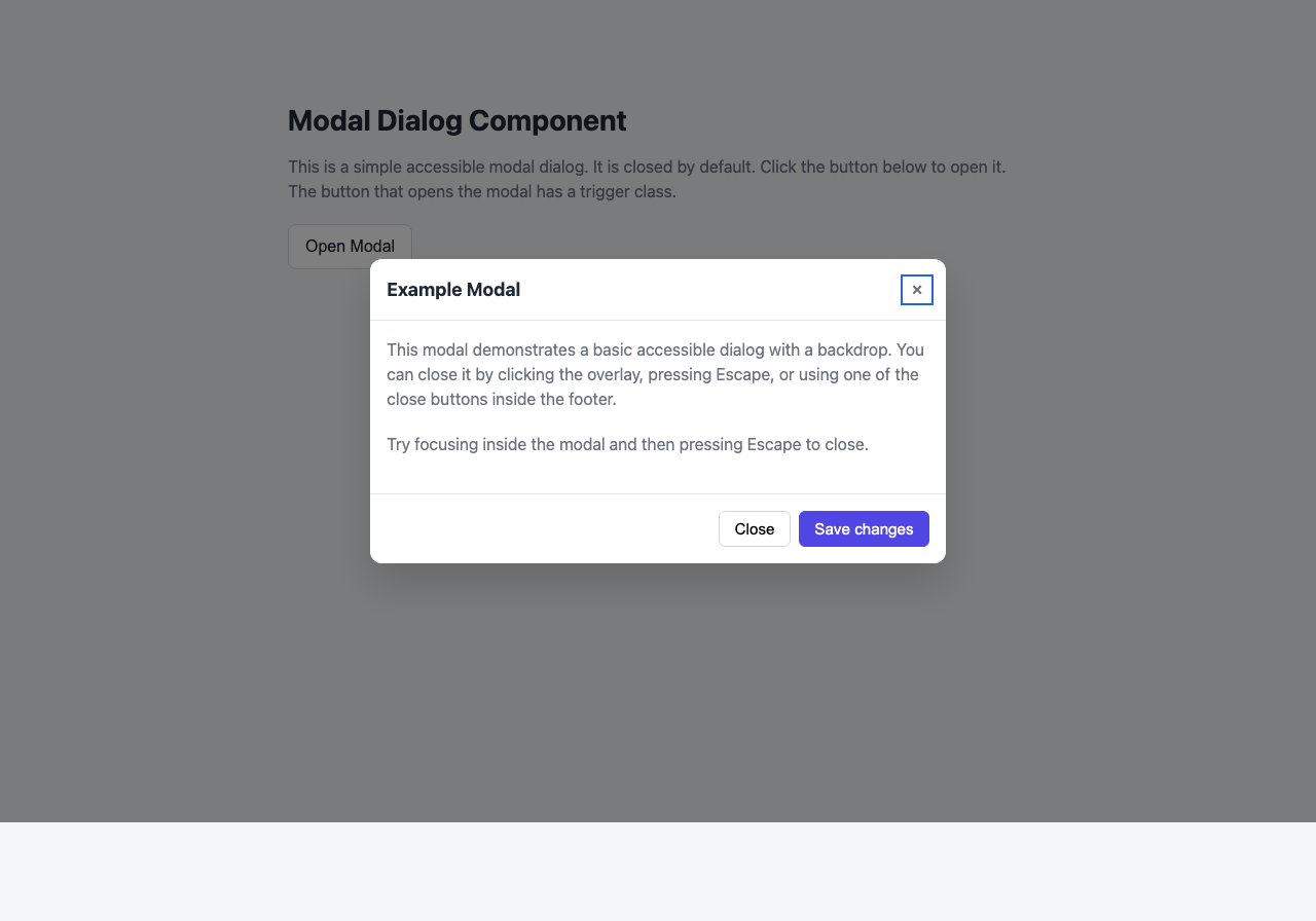 Screenshot sample 22 for modal-dialog / GPT-5 Nano