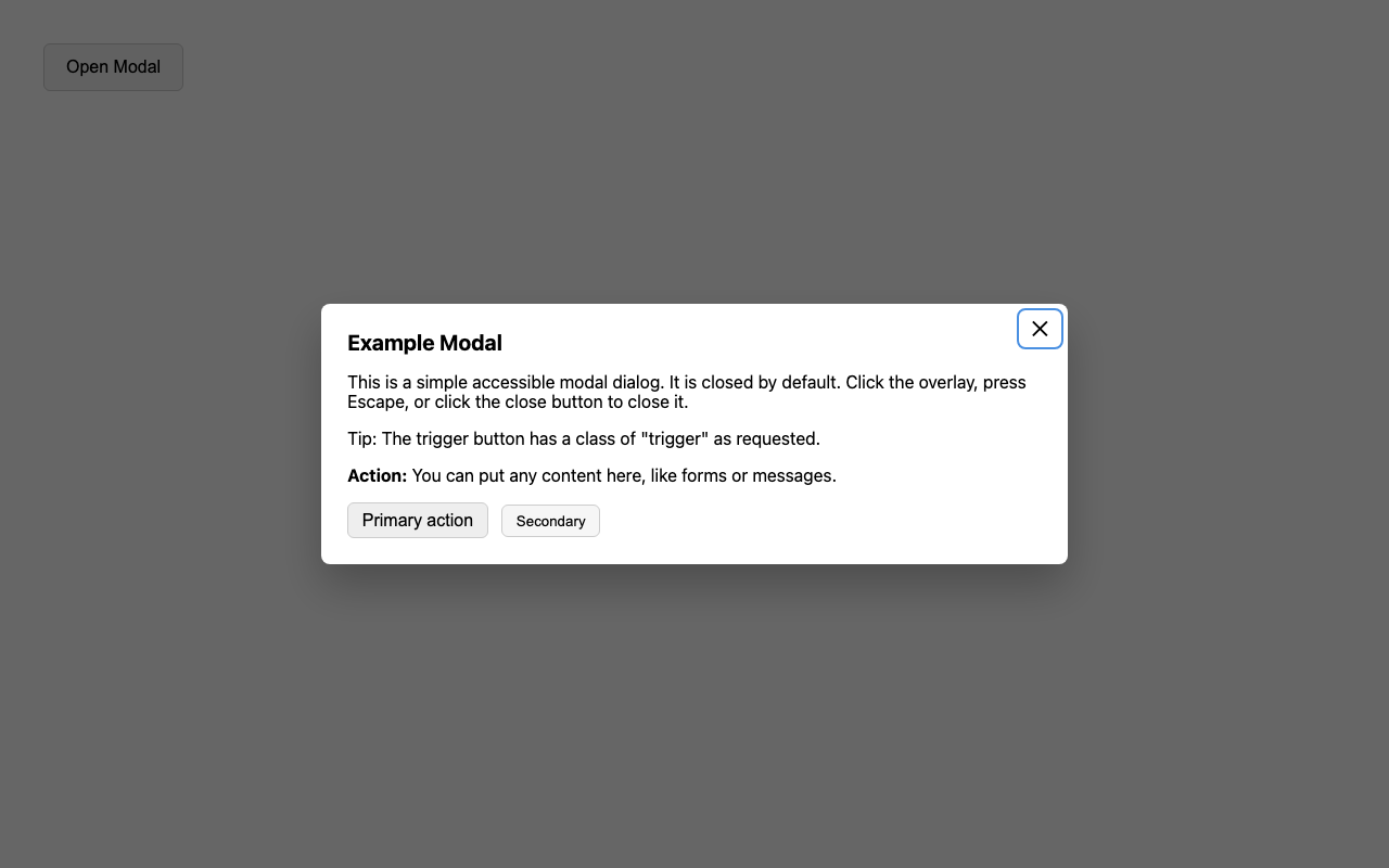 Screenshot sample 47 for modal-dialog / GPT-5 Nano