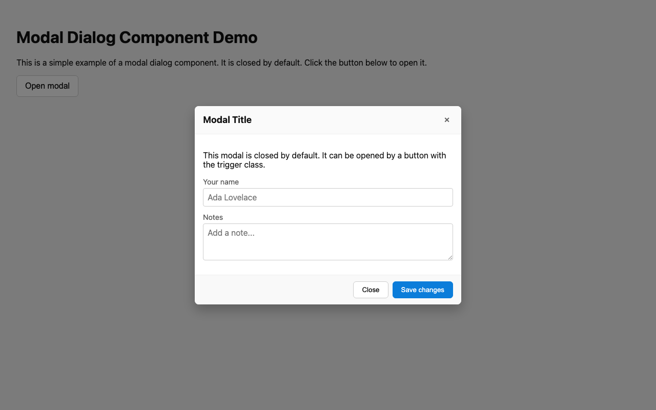 Screenshot sample 6 for modal-dialog / GPT-5 Nano