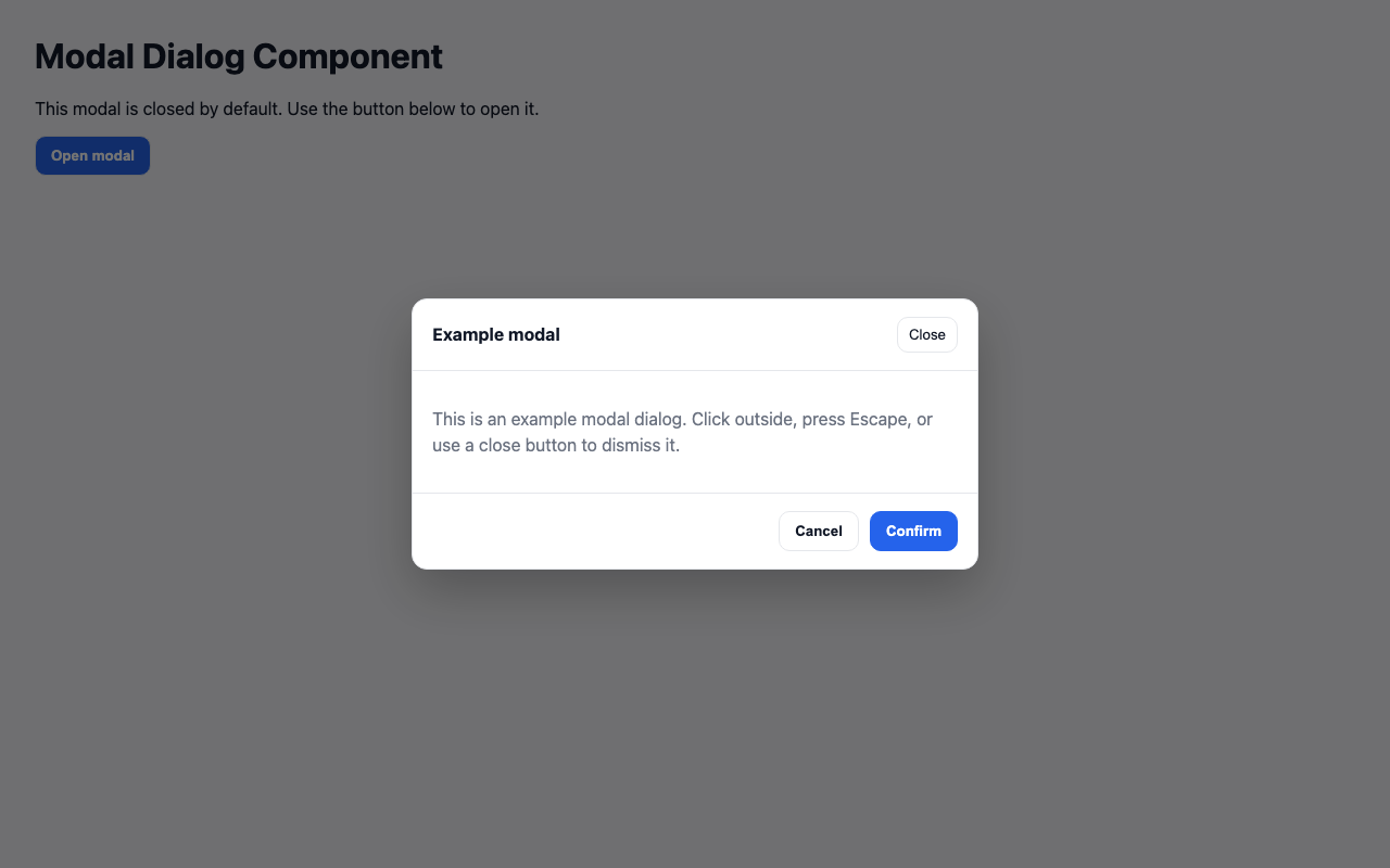 Screenshot sample 13 for modal-dialog / GPT-5.2