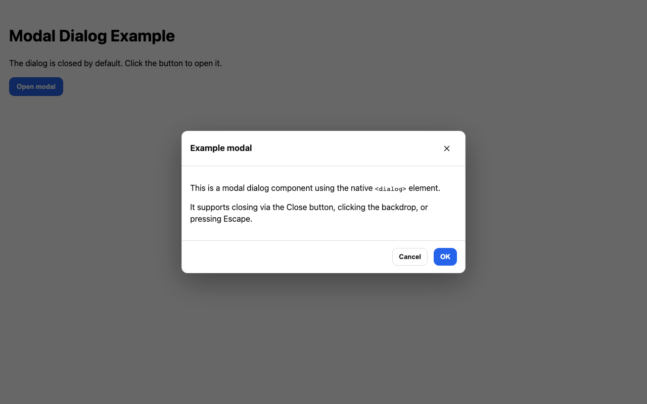 Screenshot sample 2 for modal-dialog / GPT-5.2