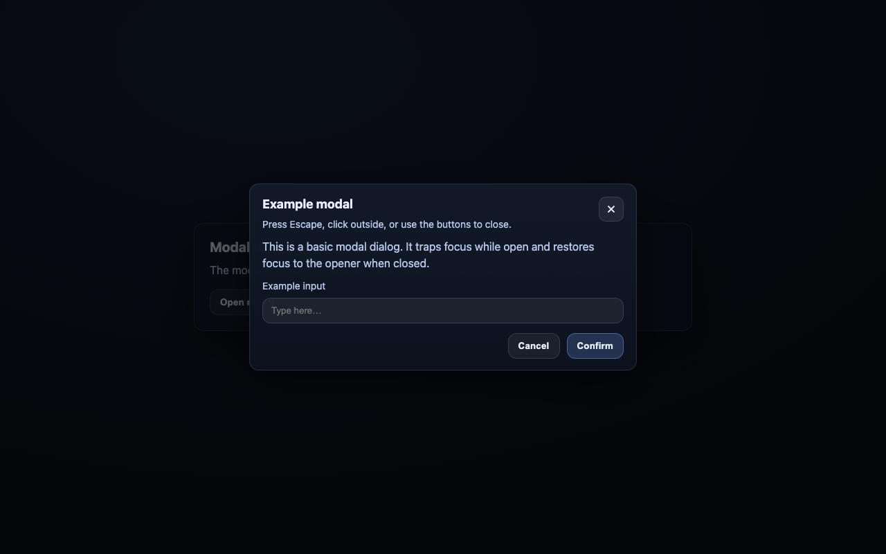 Screenshot sample 3 for modal-dialog / GPT-5.2