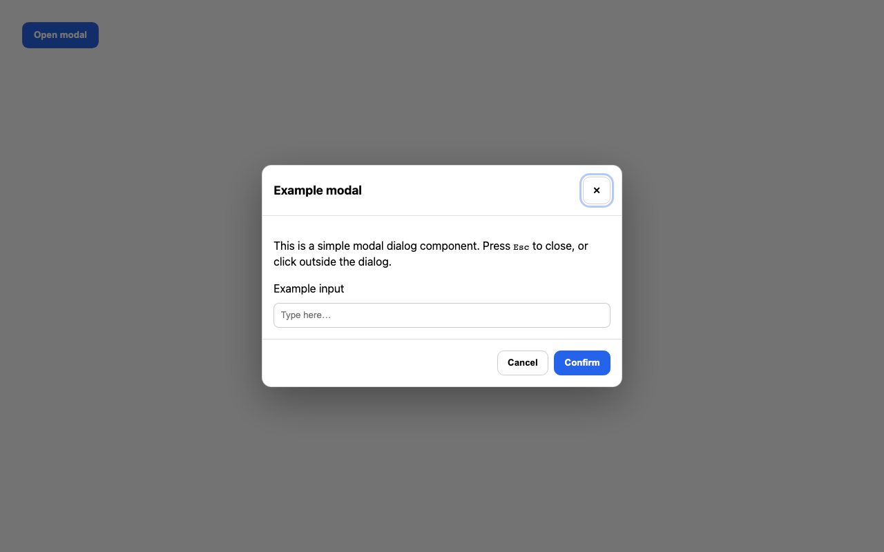 Screenshot sample 8 for modal-dialog / GPT-5.2