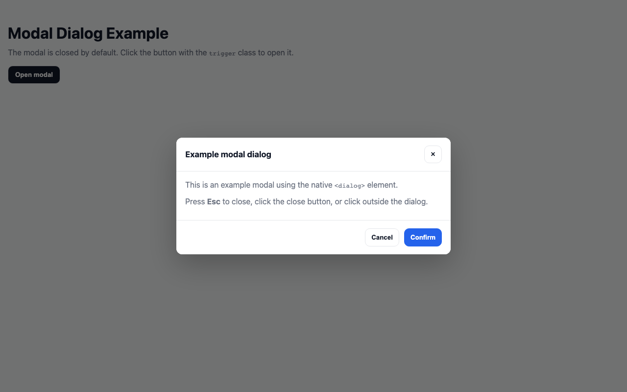 Screenshot sample 9 for modal-dialog / GPT-5.2