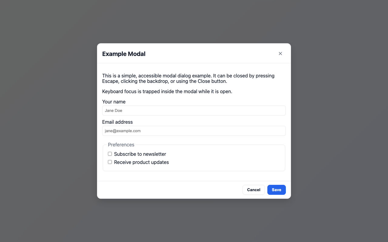 Screenshot sample 10 for modal-dialog / GPT-5