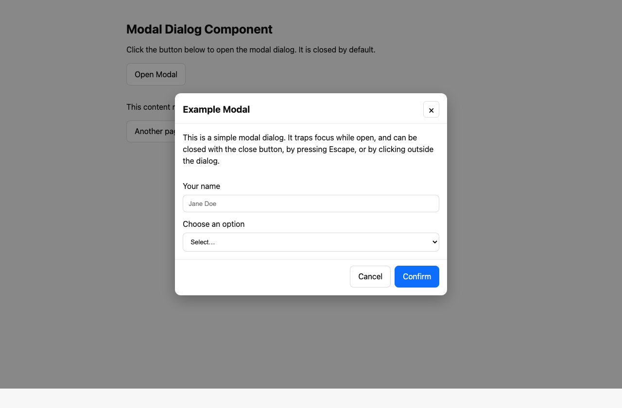 Screenshot sample 2 for modal-dialog / GPT-5
