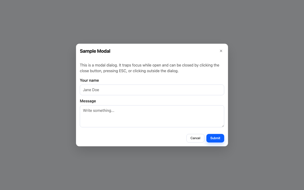 Screenshot sample 25 for modal-dialog / GPT-5