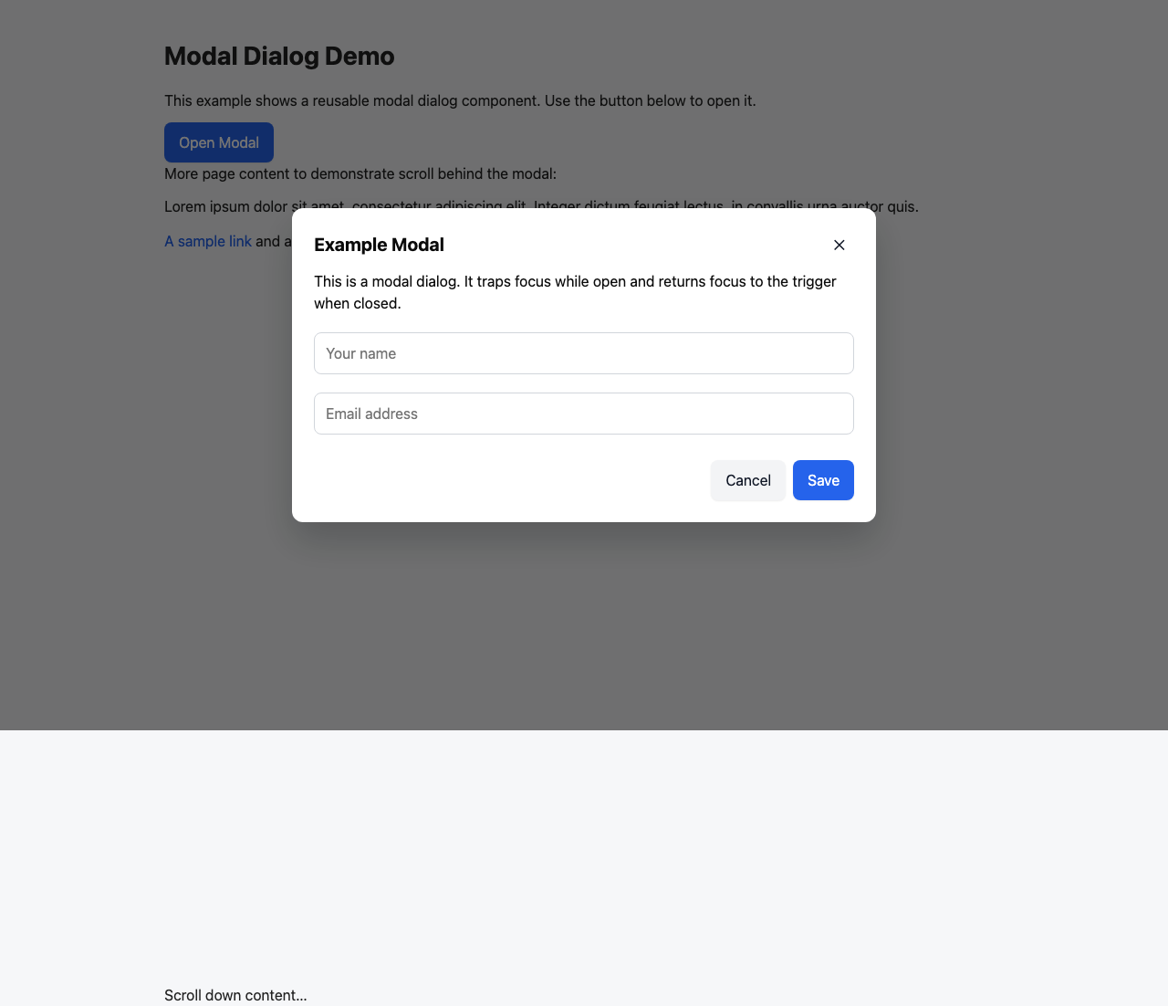 Screenshot sample 31 for modal-dialog / GPT-5