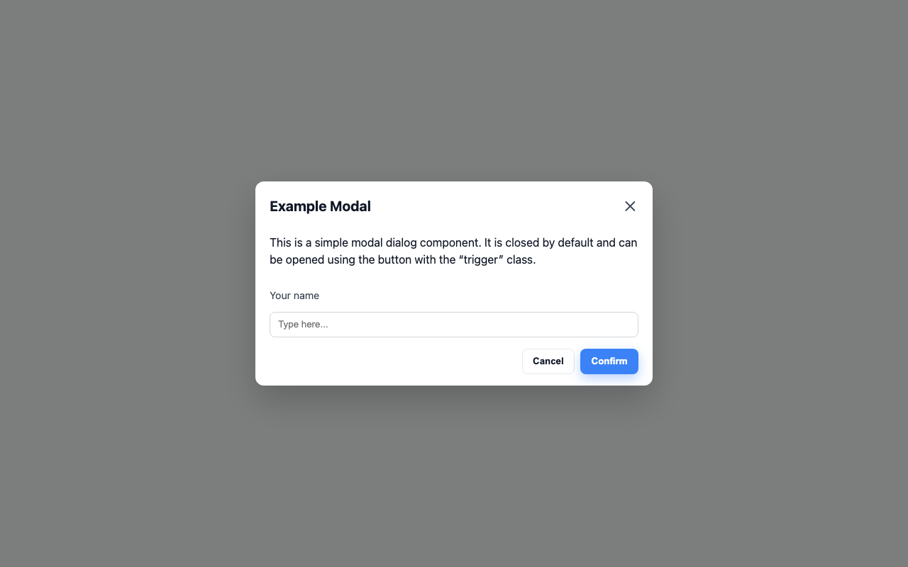 Screenshot sample 34 for modal-dialog / GPT-5