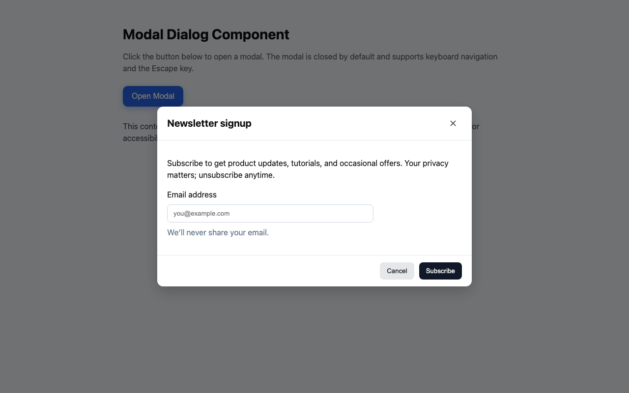 Screenshot sample 44 for modal-dialog / GPT-5