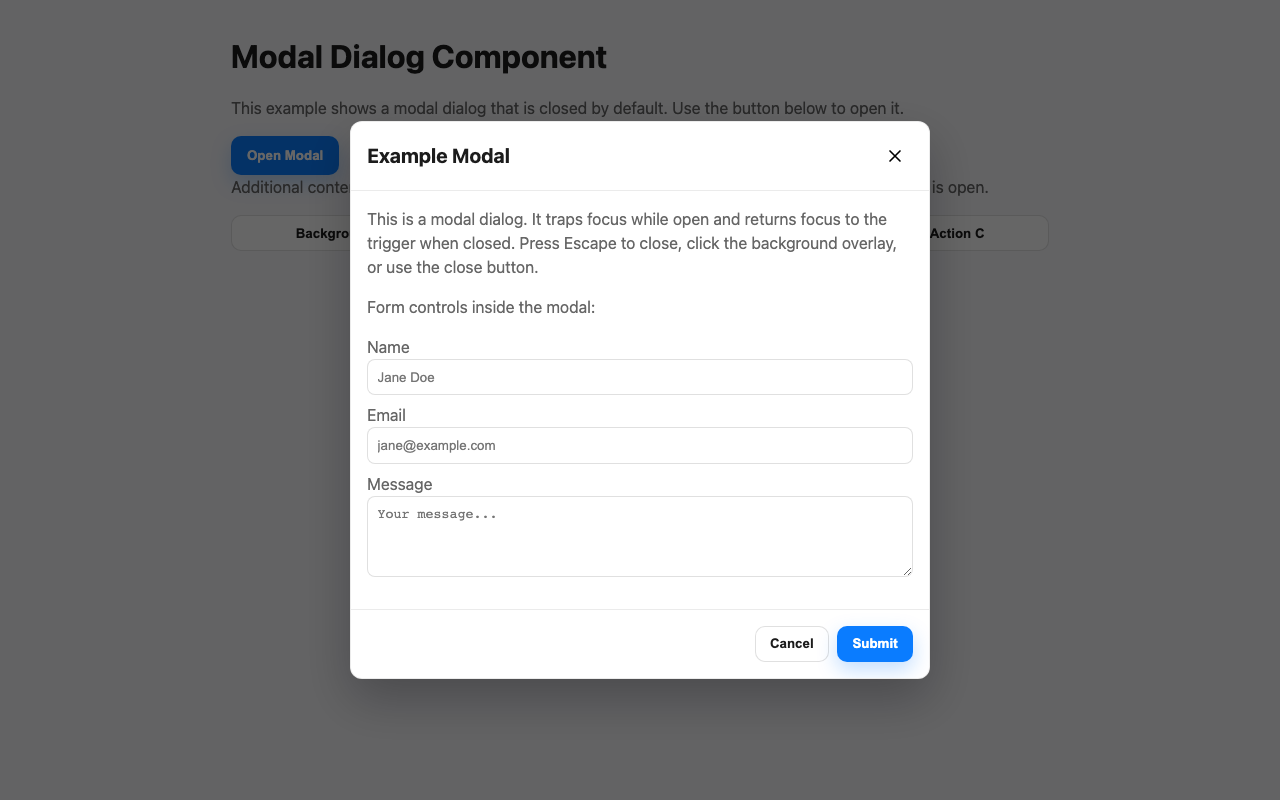 Screenshot sample 49 for modal-dialog / GPT-5