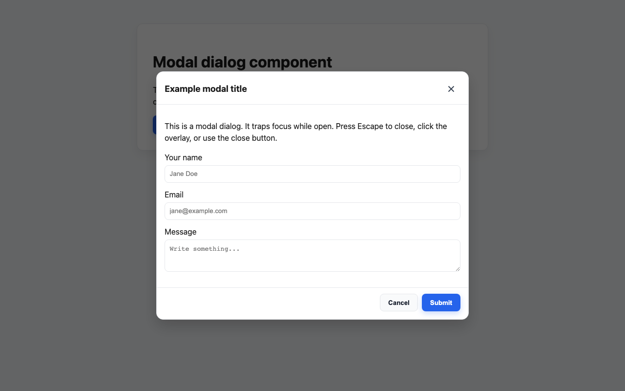 Screenshot sample 50 for modal-dialog / GPT-5