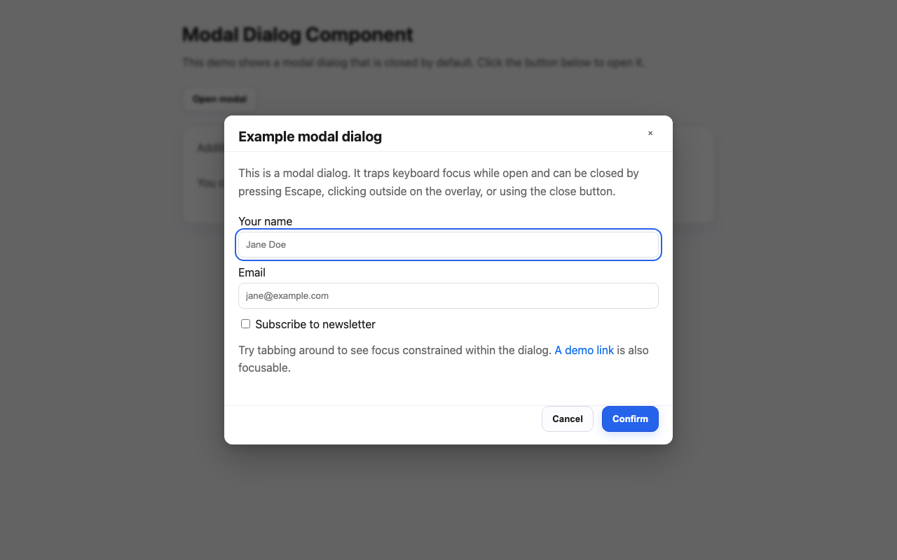 Screenshot sample 52 for modal-dialog / GPT-5