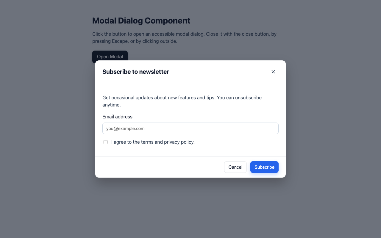Screenshot sample 74 for modal-dialog / GPT-5