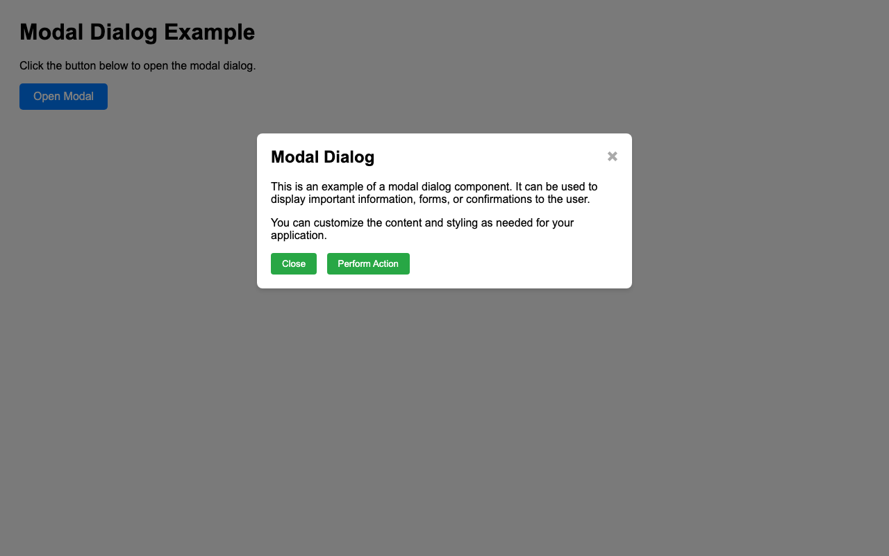 Screenshot sample 11 for modal-dialog / Grok 4 Fast Non-Reasoning