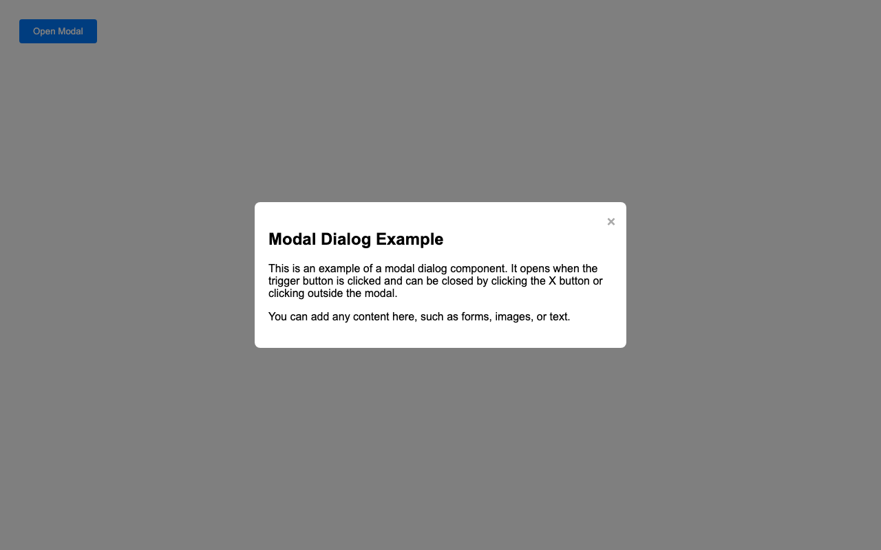 Screenshot sample 23 for modal-dialog / Grok 4 Fast Non-Reasoning
