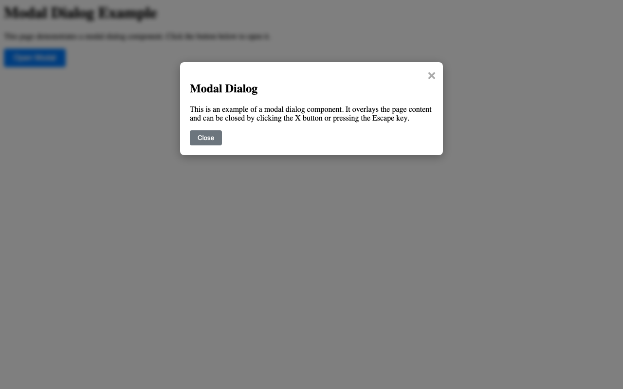Screenshot sample 26 for modal-dialog / Grok 4 Fast Non-Reasoning