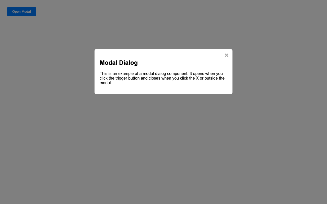 Screenshot sample 48 for modal-dialog / Grok 4 Fast Non-Reasoning