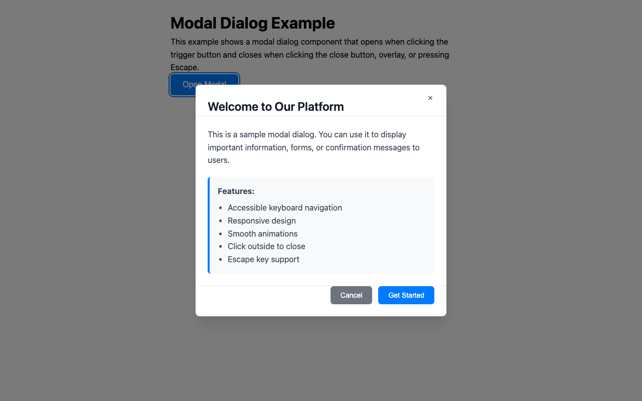 Screenshot sample 54 for modal-dialog / Grok 4 Fast Non-Reasoning
