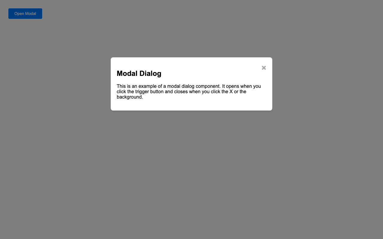 Screenshot sample 55 for modal-dialog / Grok 4 Fast Non-Reasoning