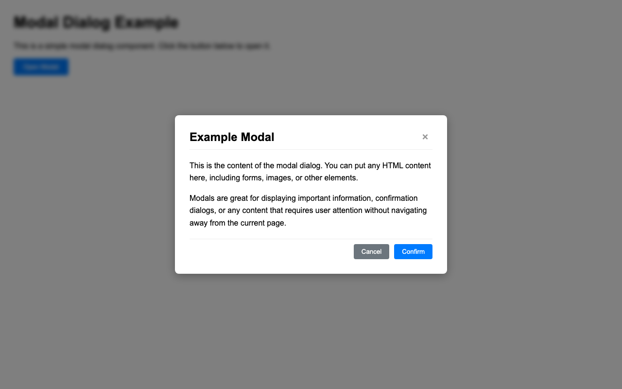 Screenshot sample 59 for modal-dialog / Grok 4 Fast Non-Reasoning