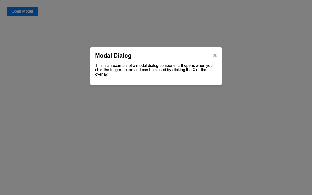 Screenshot sample 72 for modal-dialog / Grok 4 Fast Non-Reasoning