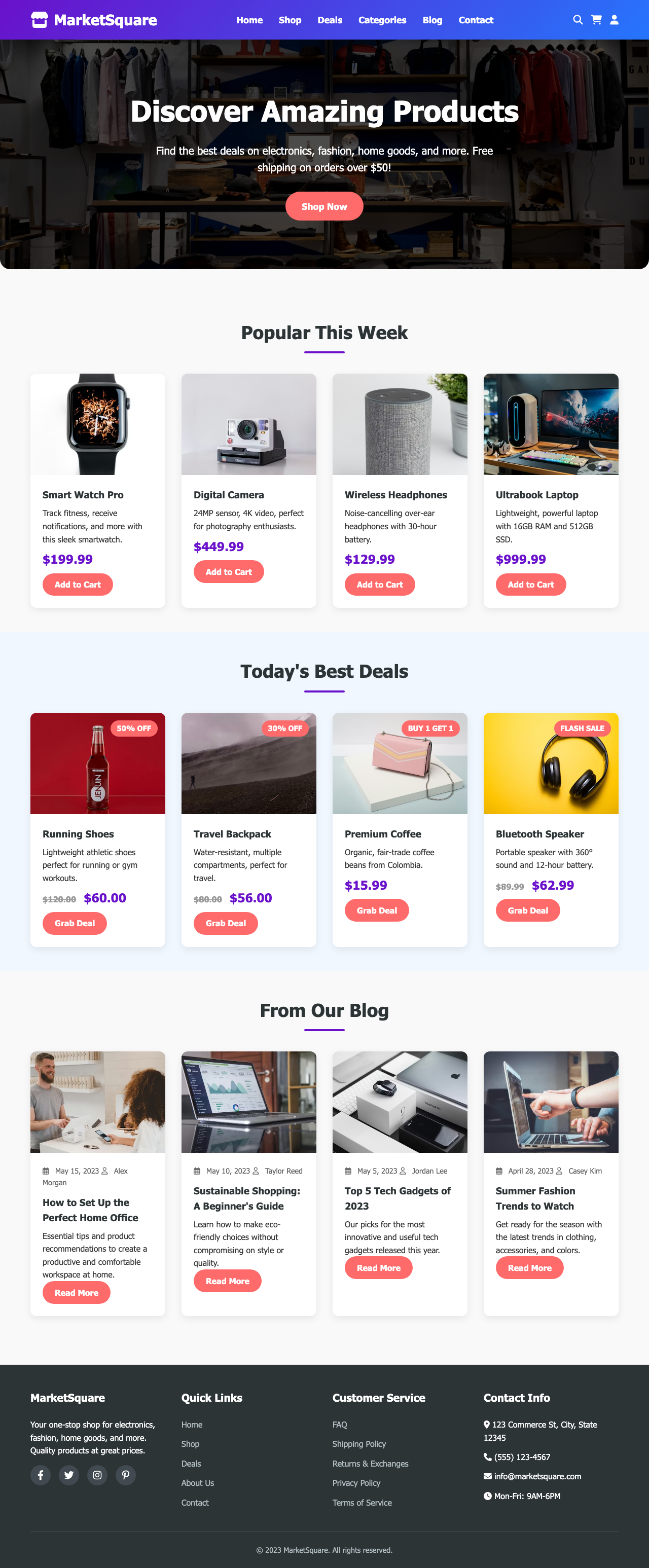 Screenshot sample 24 for shopping-home-page / DeepSeek V3.2