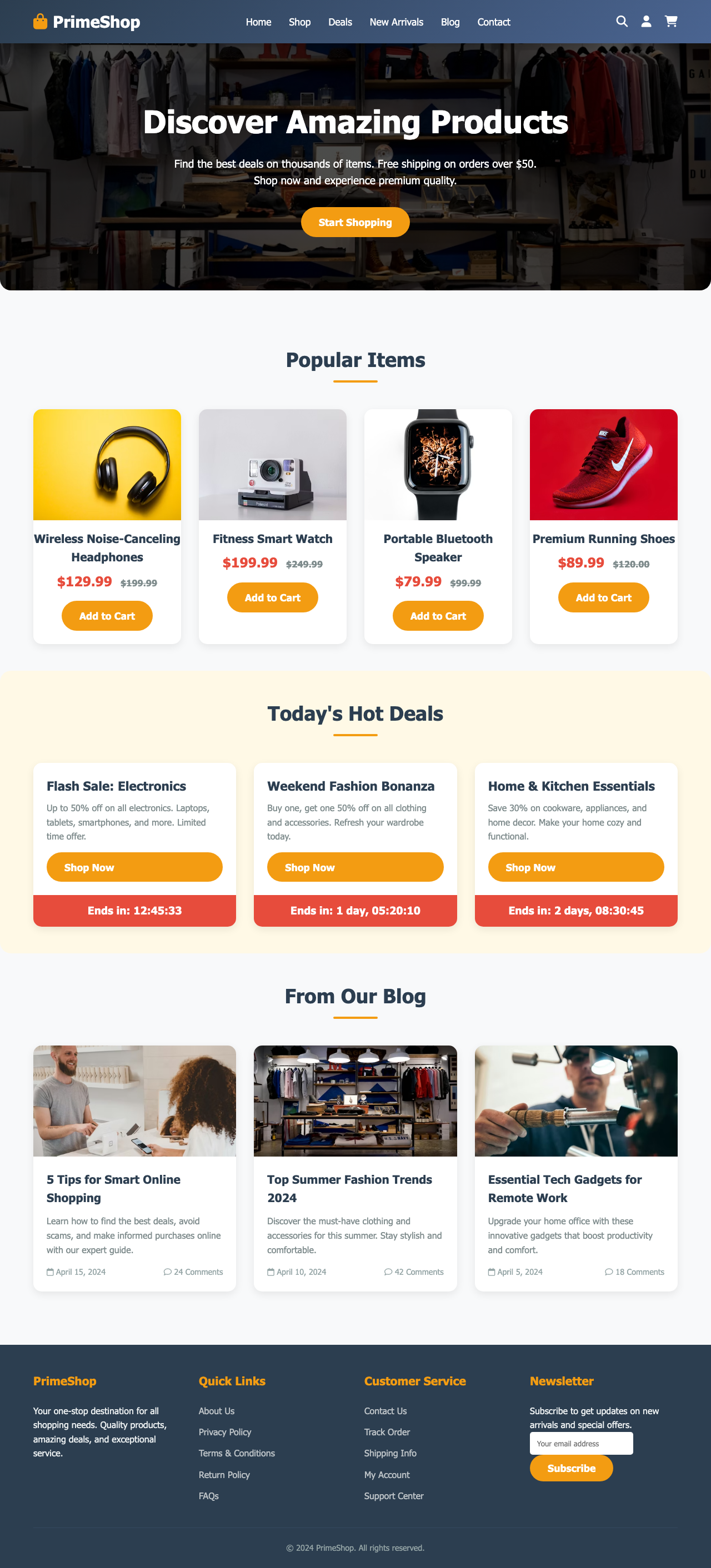 Screenshot sample 5 for shopping-home-page / DeepSeek V3.2