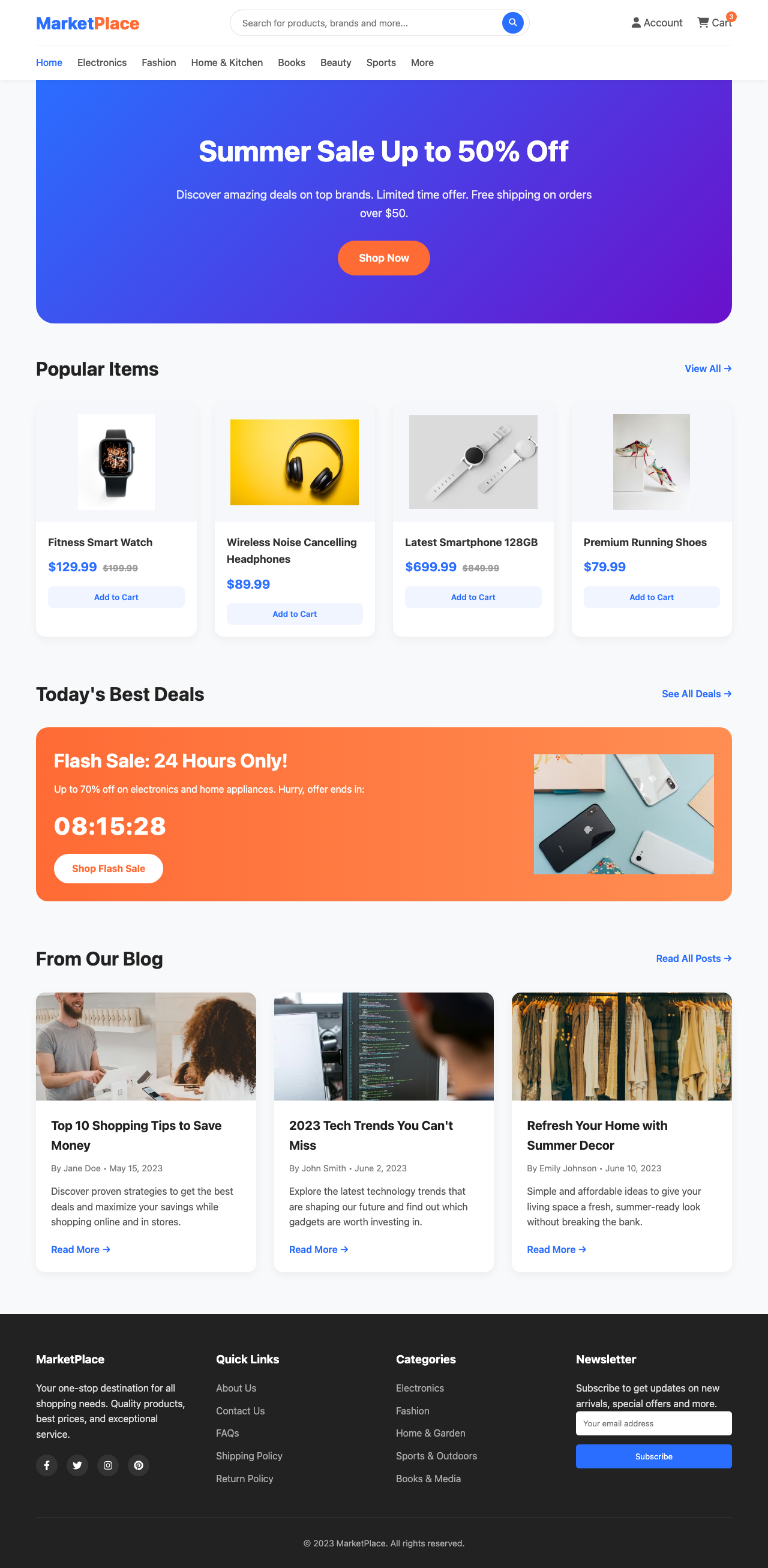 Screenshot sample 8 for shopping-home-page / DeepSeek V3.2