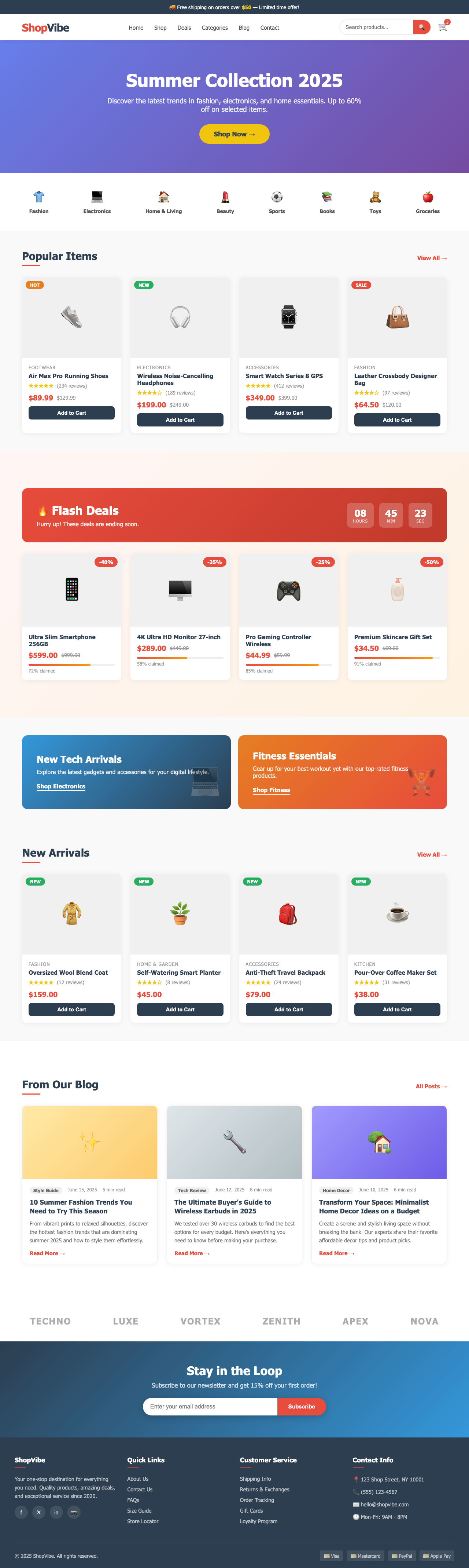 Screenshot sample 10 for shopping-home-page / Claude Opus 4.6