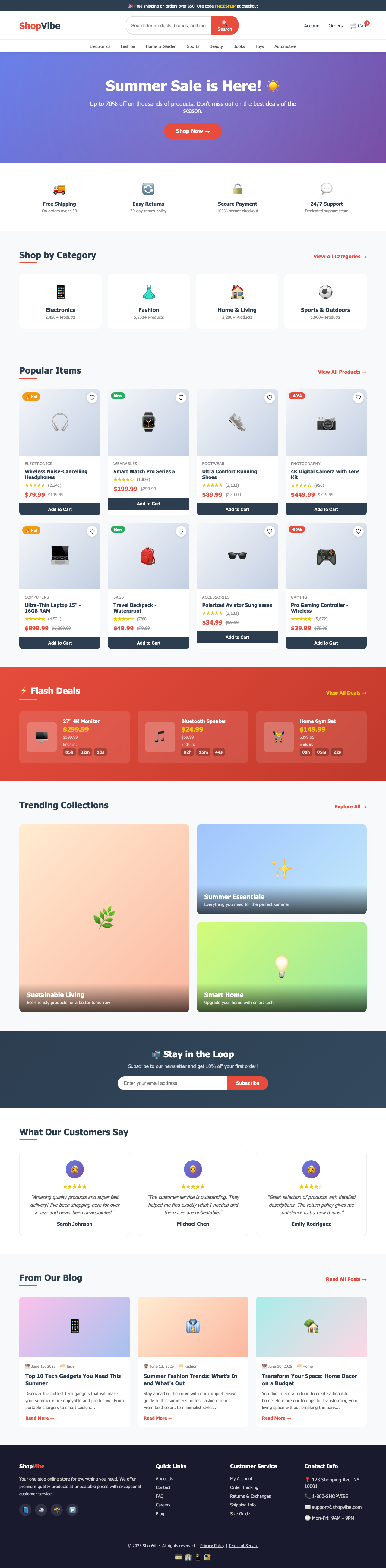 Screenshot sample 11 for shopping-home-page / Claude Opus 4.6