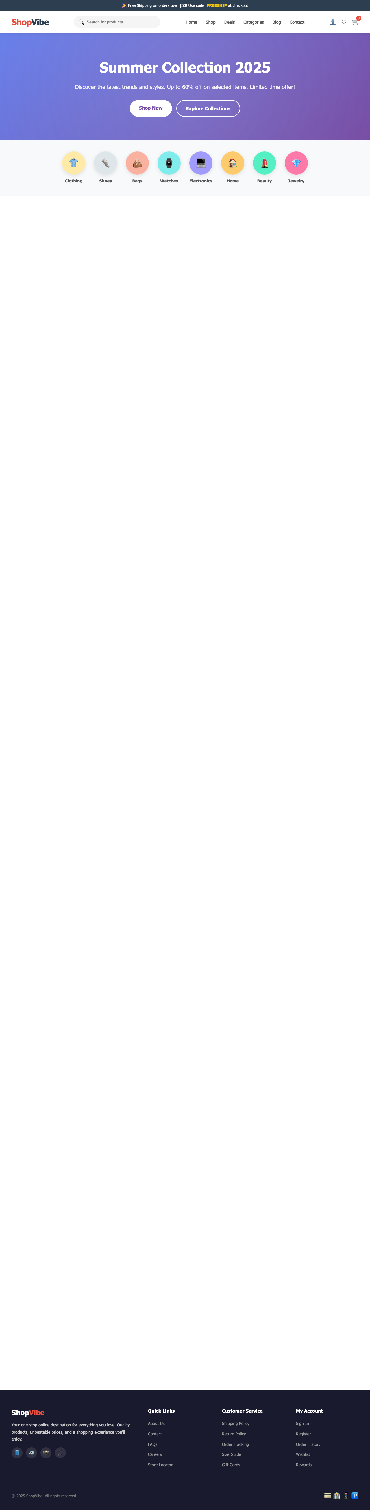 Screenshot sample 18 for shopping-home-page / Claude Opus 4.6