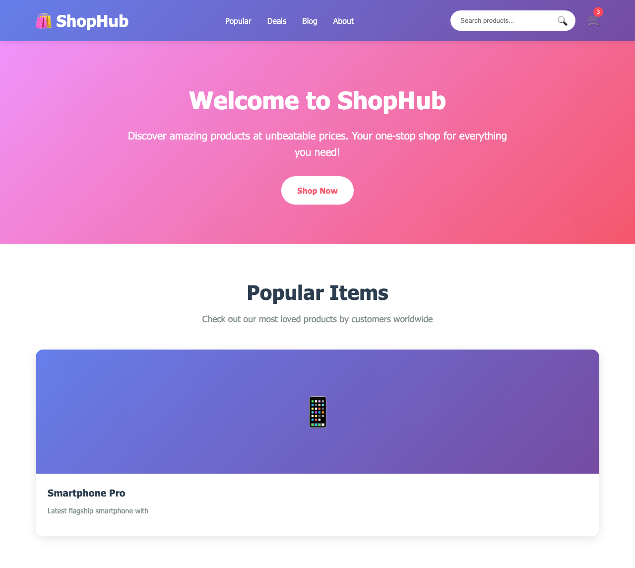 Screenshot sample 96 for shopping-home-page / Claude Sonnet 4.5