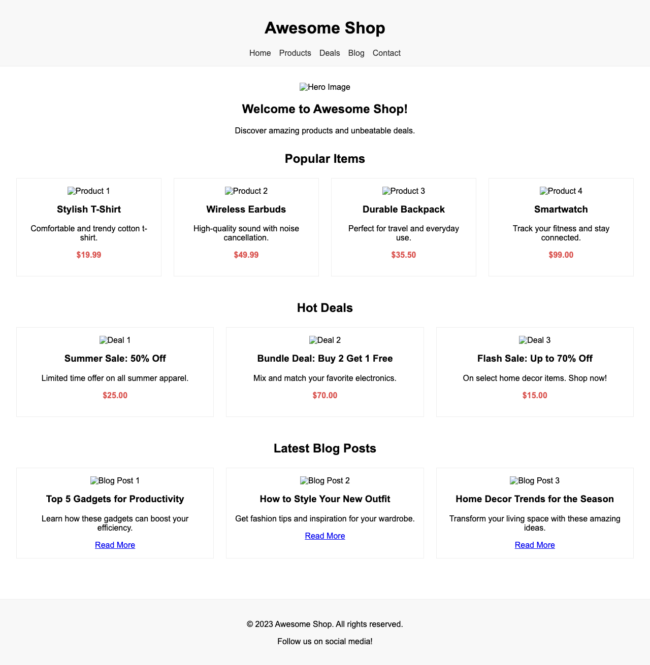 Screenshot sample 24 for shopping-home-page / Gemini 2.5 Flash Lite