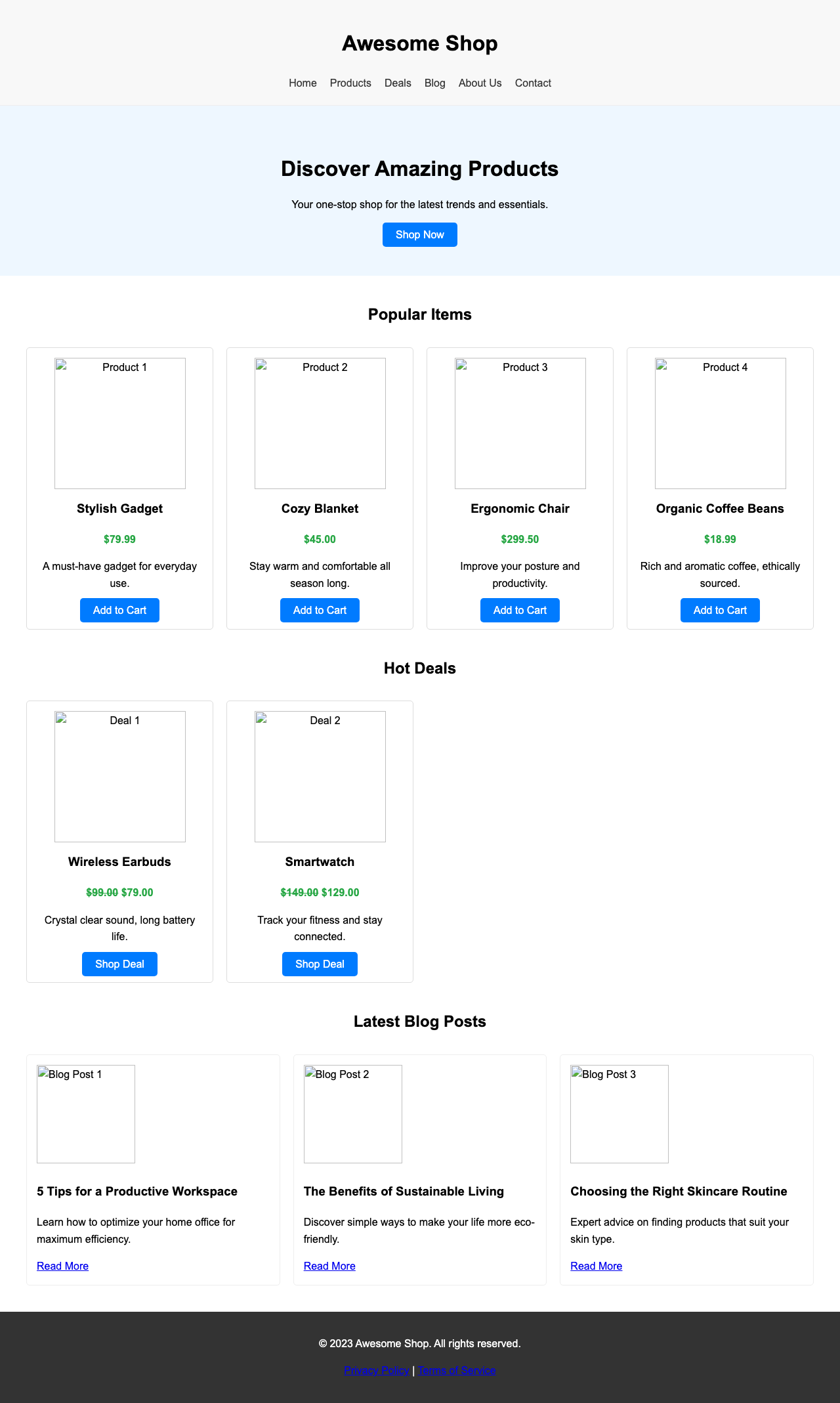 Screenshot sample 37 for shopping-home-page / Gemini 2.5 Flash Lite