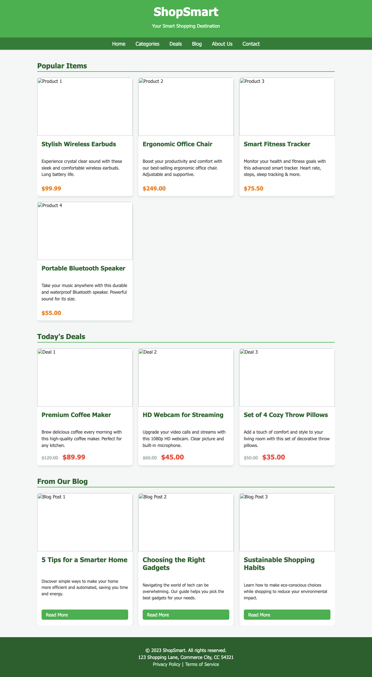 Screenshot sample 45 for shopping-home-page / Gemini 2.5 Flash Lite