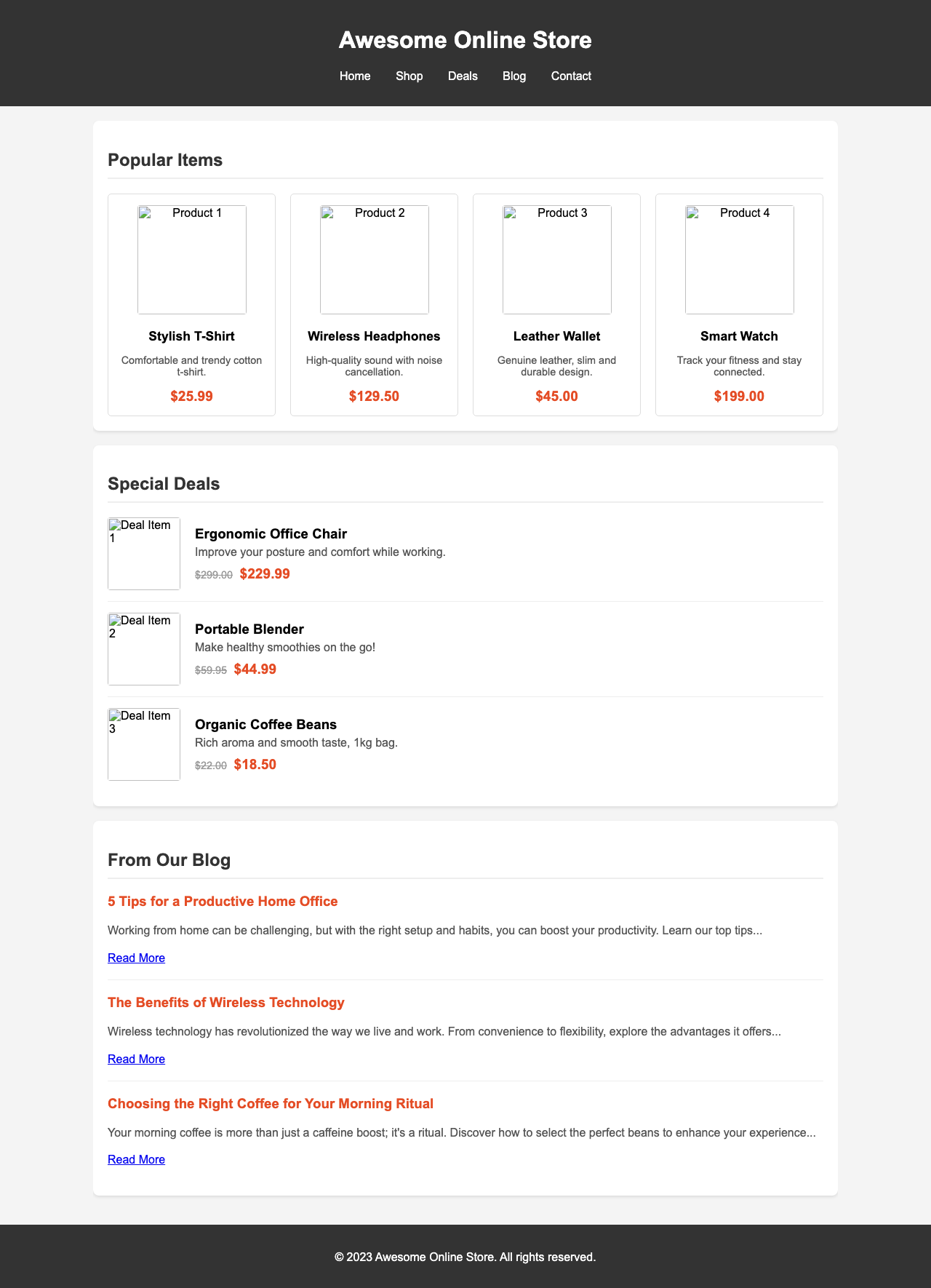 Screenshot sample 69 for shopping-home-page / Gemini 2.5 Flash Lite