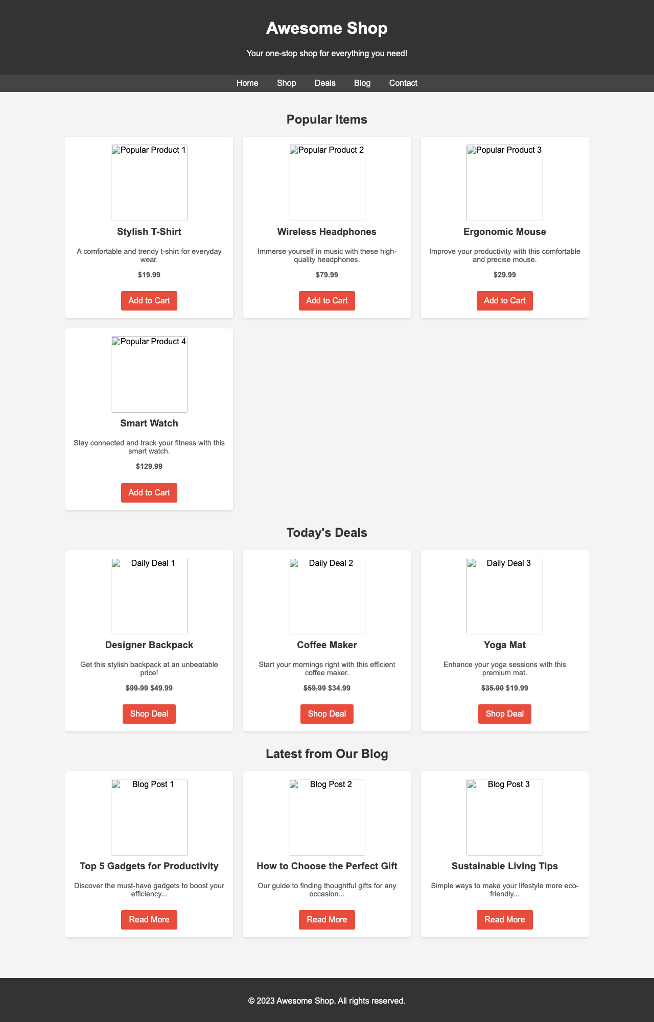 Screenshot sample 76 for shopping-home-page / Gemini 2.5 Flash Lite