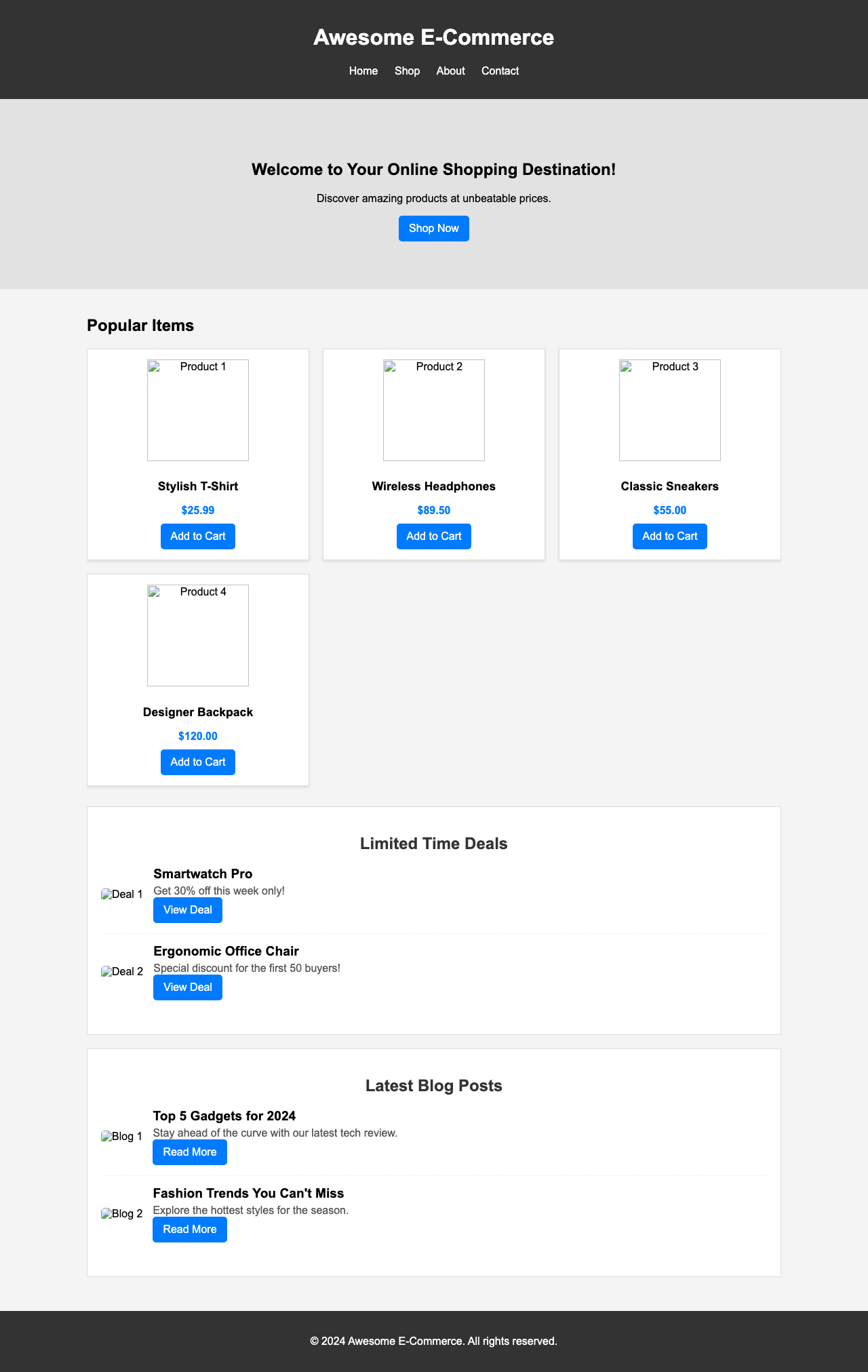 Screenshot sample 78 for shopping-home-page / Gemini 2.5 Flash Lite