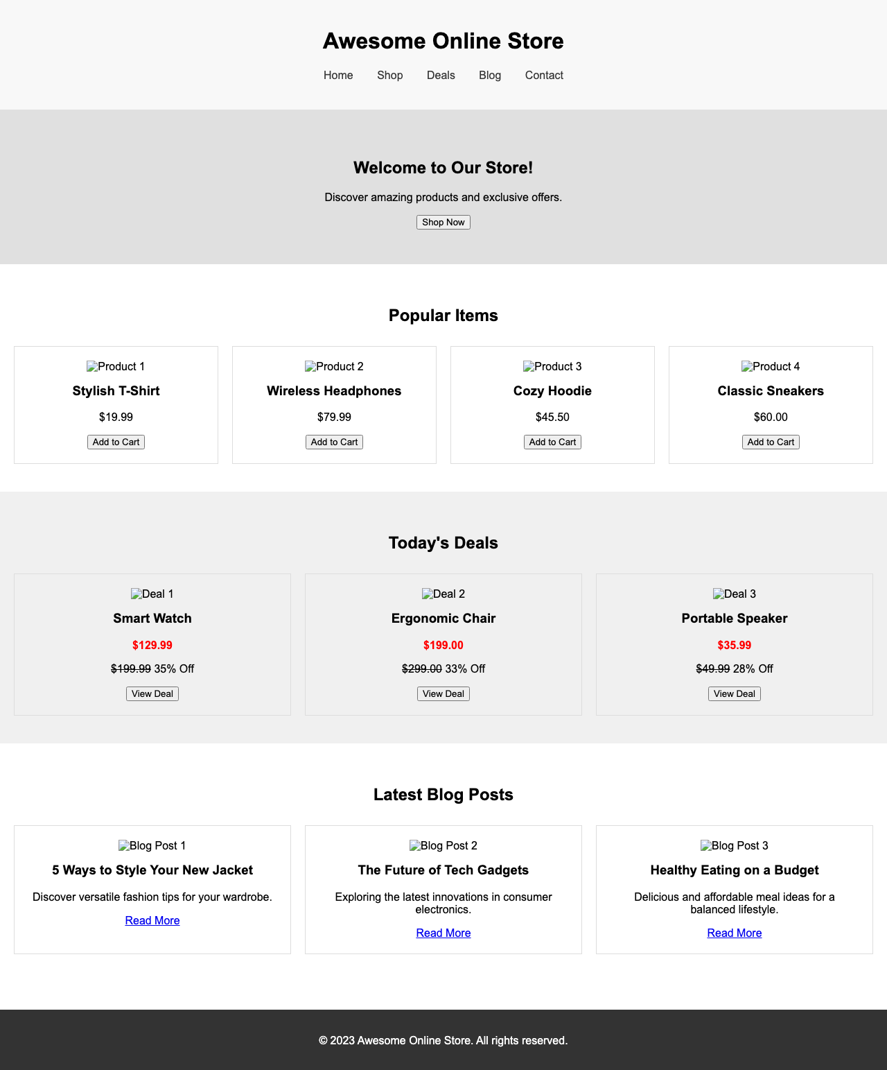 Screenshot sample 81 for shopping-home-page / Gemini 2.5 Flash Lite